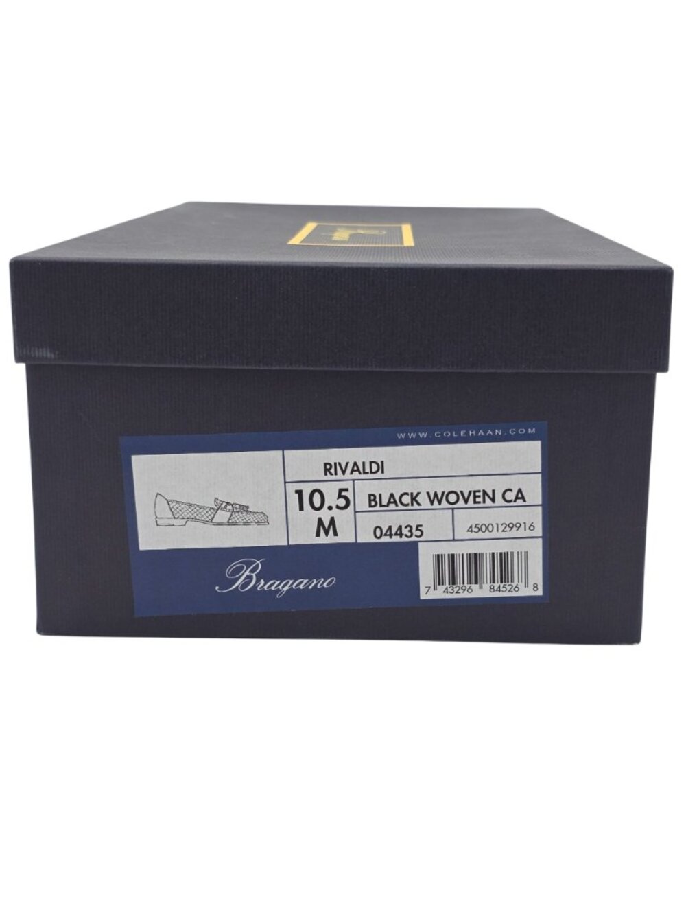 NEW Vintage Bragano Italy Black Woven Leather Tassel Loafer Men 10.5M Dress Shoe - Picture 4 of 14